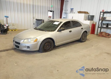 2003 Dodge Stratus Se from USA, damaged, VIN 1B3EL36X43N601634